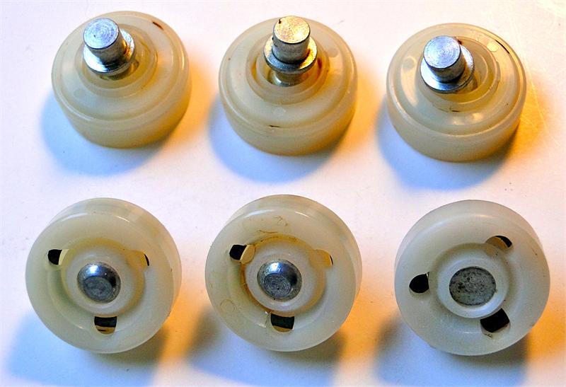 19681982 Corvette Door Window Regulator Roller 6 Piece Set