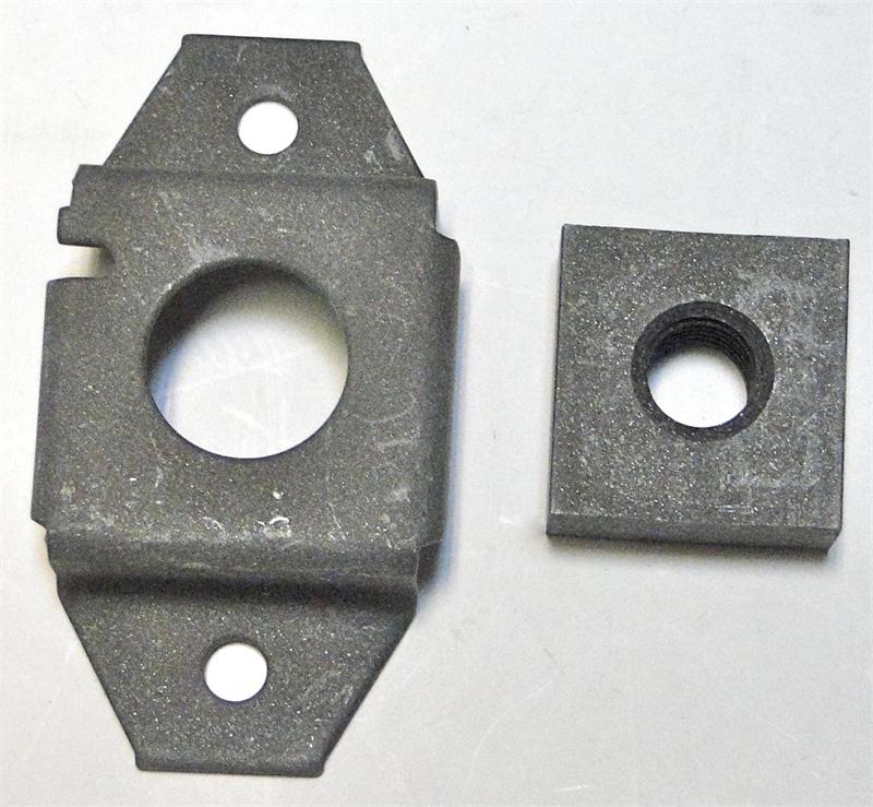 19631982 Corvette 4 Body Mount Inner Retainer and Square Nut Replaces