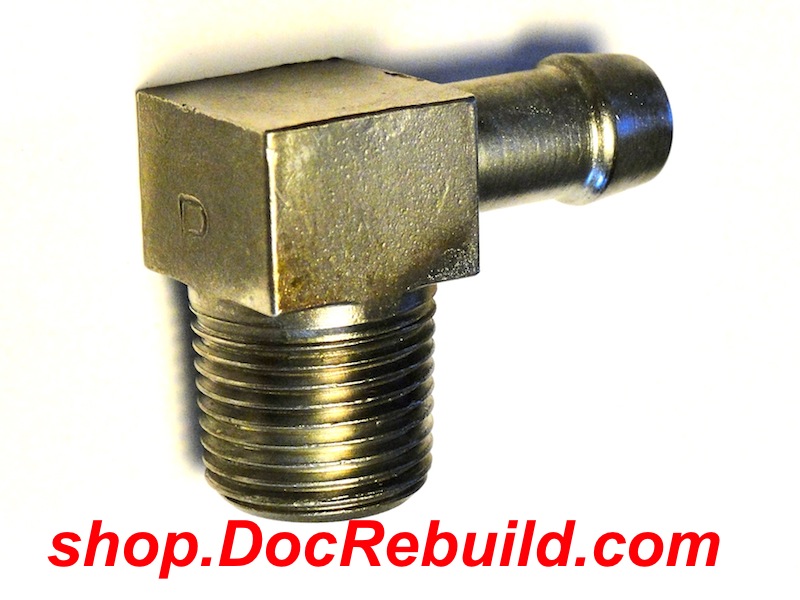 19641969 Corvette Power Brake Intake Manifold Vacuum Fitting Genuine GM