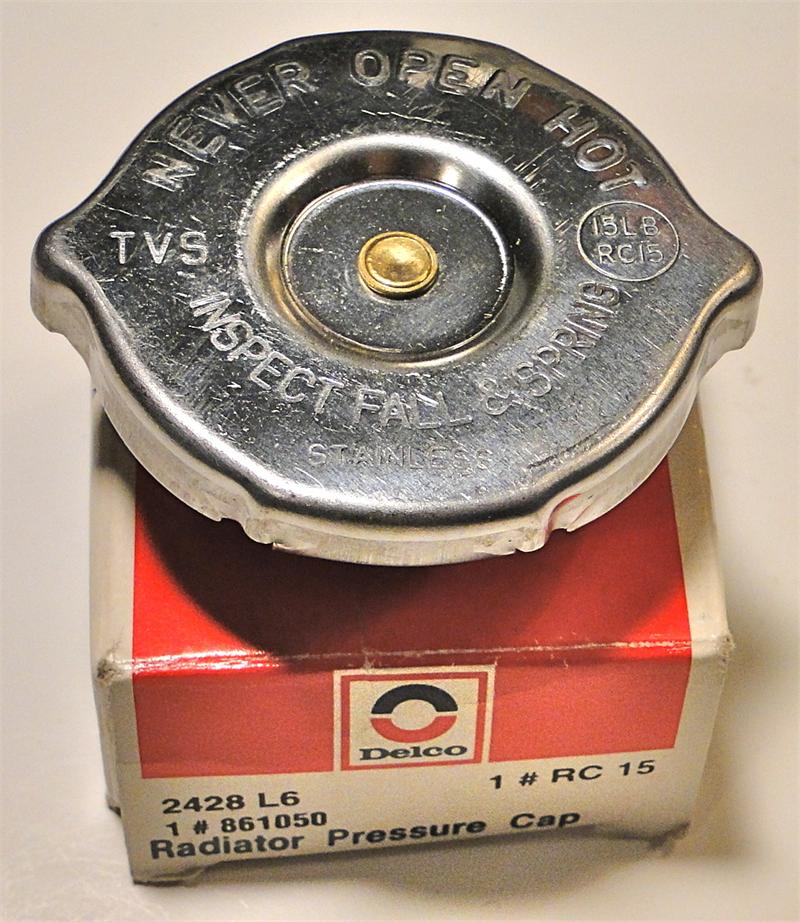 19641972 Corvette Radiator Cap Genuine GM 561050 RC15